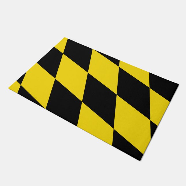 Felpudo Mat de puerta con bandera de Múnich (Angular)