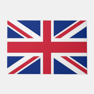 Felpudo Mat de puerta con bandera del Reino Unido