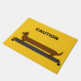 Felpudo Mat de puerta de perro dachshund