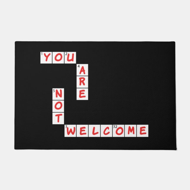 Felpudo Mat de puerta de rompecabezas (Anverso)