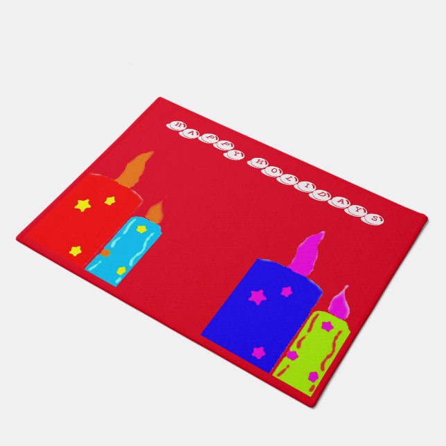 Felpudo Mat de puerta festiva (Angular)