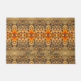 Felpudo Mat De Puerta Floral Moderna E Impresionante