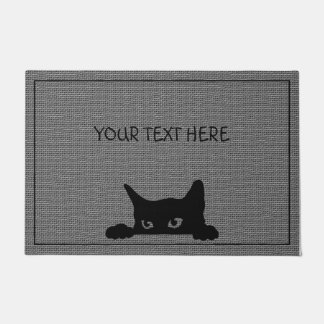 Felpudo Mat de puerta grande del gato del personalizado | 