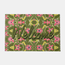 Felpudo Mat De Puerta Moderna Con Patrón De Bonito