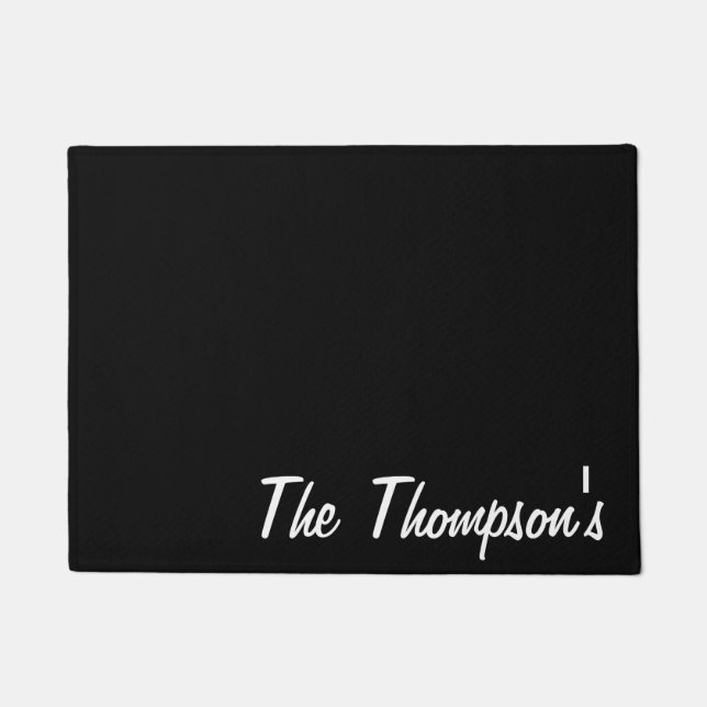 Felpudo Mat de puerta - Nombre personalizado  (Anverso)