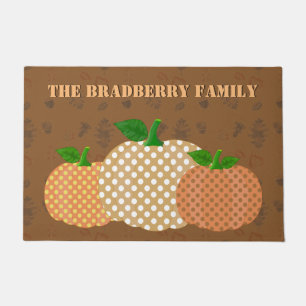 Felpudo Mat de puerta personalizada con tema de otoño