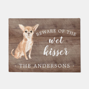 Felpudo Mat de puerta personalizada para perro de Chihuahu