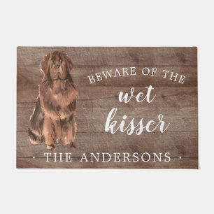 Felpudo Mat de puerta personalizada para perros de Terrano