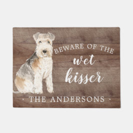 Felpudo Mat de puerta personalizado del perro del territor