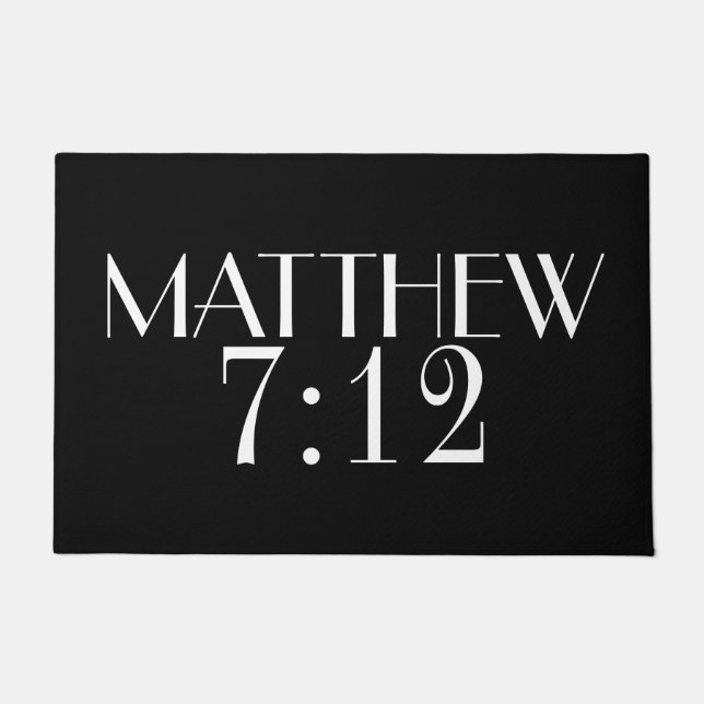 Felpudo Mat de puerta religiosa (Anverso)