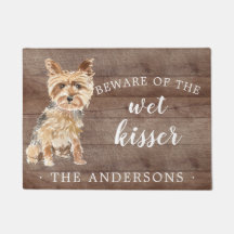 Mat de puertas personalizadas en Yorkshire Terrier