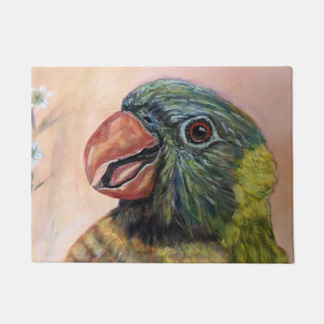 Felpudo Mat. puerta de pájaro exótico (Anverso)