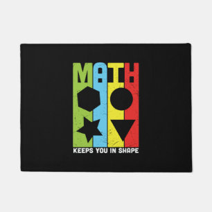 Felpudo Matemáticas Te Mantienen En Forma