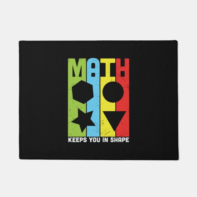 Felpudo Matemáticas Te Mantienen En Forma (Anverso)