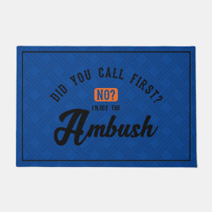Felpudo Mates de bienvenida divertidos y humorísticos   Di
