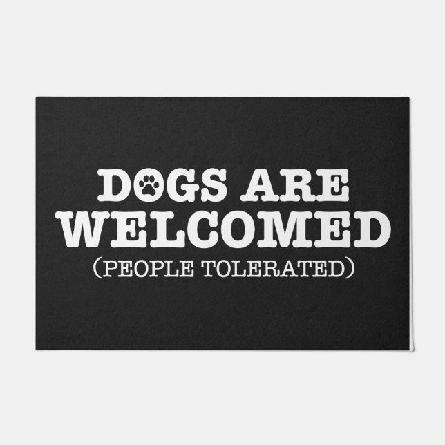 Felpudo Mates de casa únicos de bienvenida a juego con dec (Anverso)