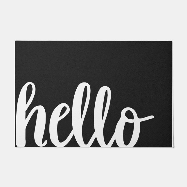 Felpudo Mates de casa únicos de bienvenida a juego con dec (Anverso)