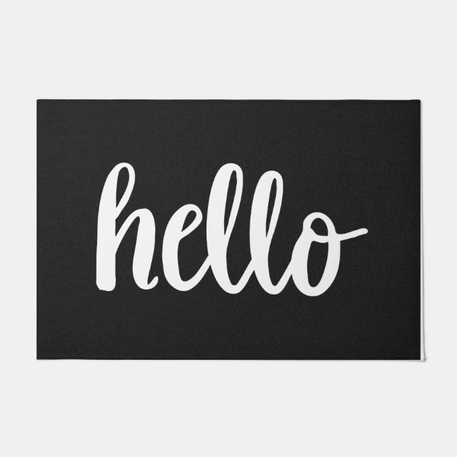 Felpudo Mates de casa únicos de bienvenida a juego con dec (Anverso)