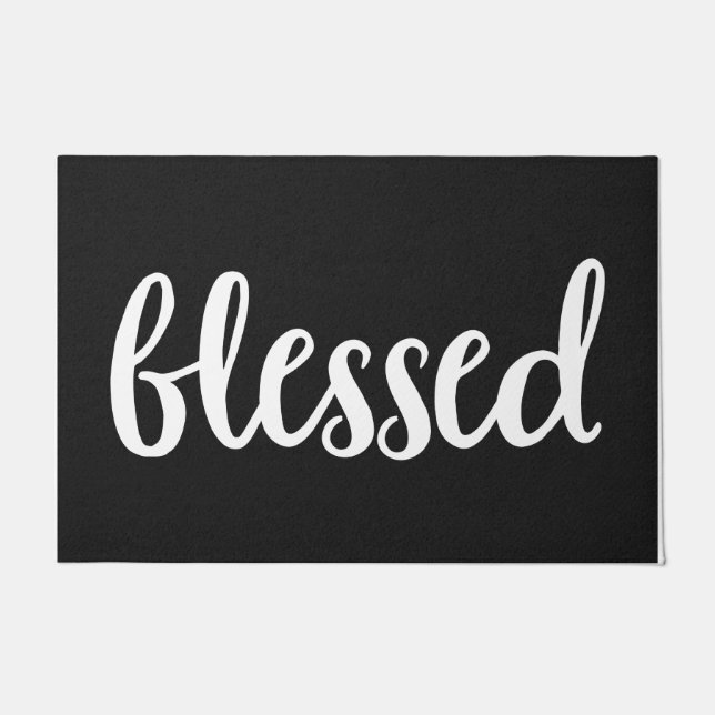 Felpudo Mates de casa únicos de bienvenida a juego con dec (Anverso)