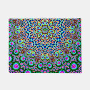 Felpudo Matriz abstracta de colores