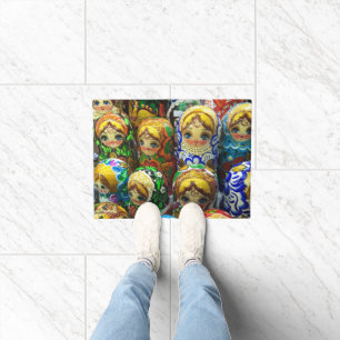 Felpudo Matryoshka Dolls Souvenir Kiosk Foto de viaje