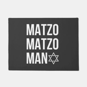 Felpudo Matzo Matzo Man Hanukkah judío