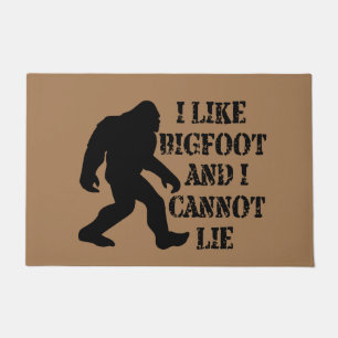 Felpudo Me gusta Bigfoot y no puedo mentir