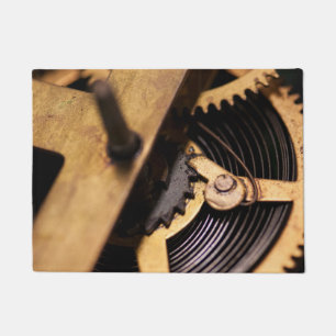 Felpudo Mecánica de Reloj Abstracta