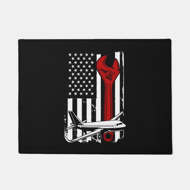 Felpudo Mecánico del avión, mecánico  (Anverso)