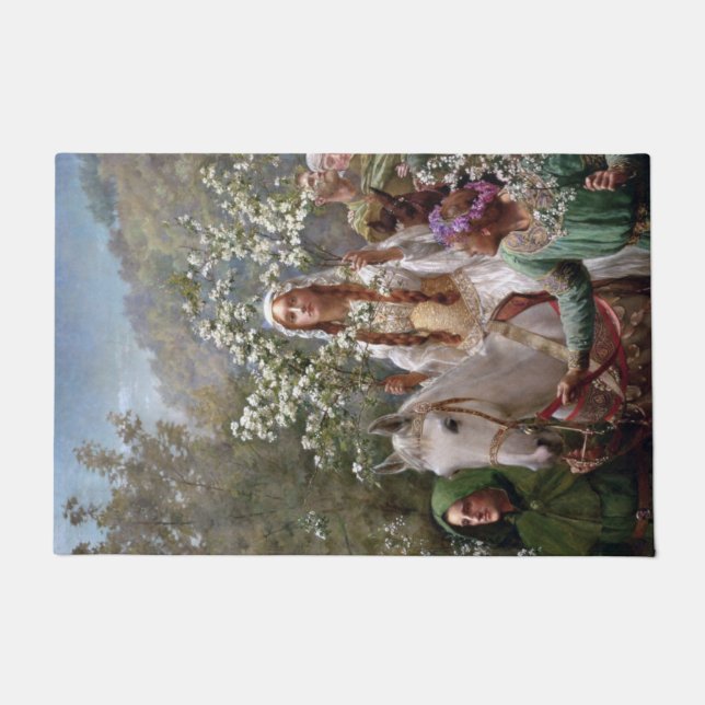 Felpudo Medieval Queen Guinevere (by John Collier) (Anverso)