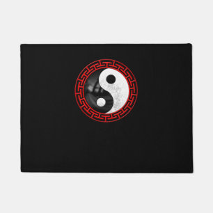 Felpudo Meditación pacífica de Yin Yang