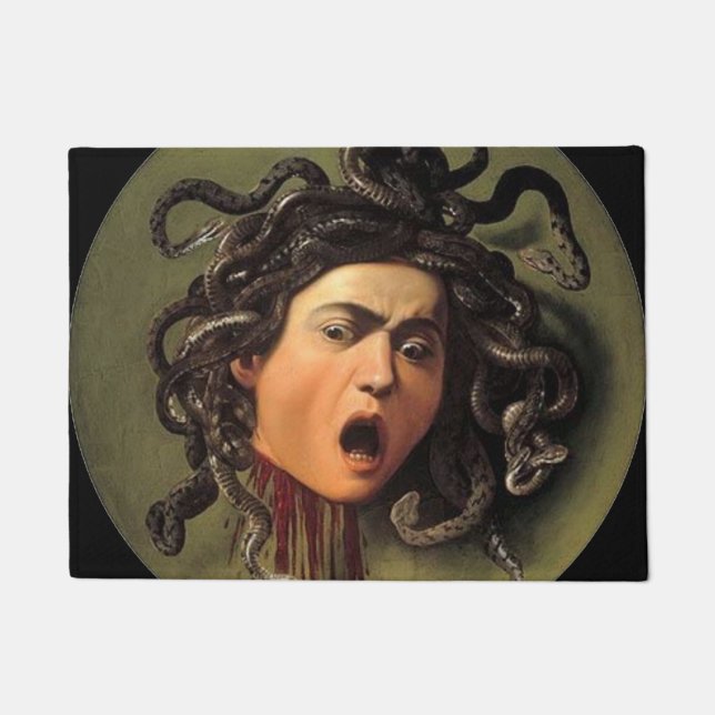 Felpudo Medusa Head De Caravaggio (Anverso)