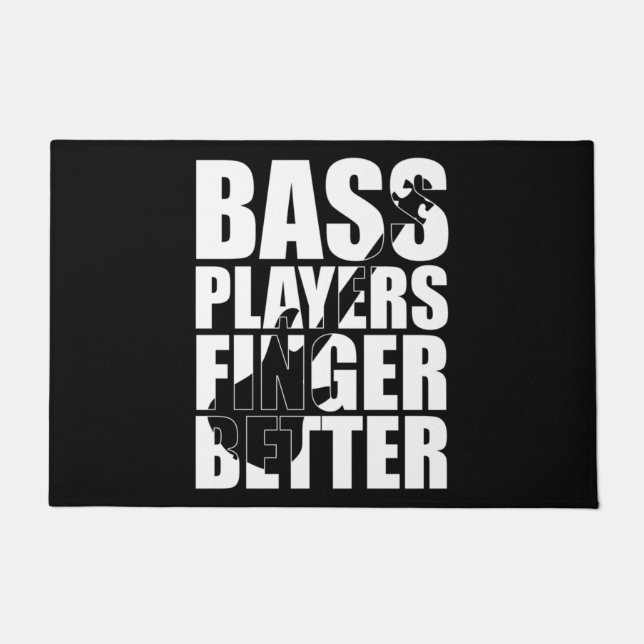 Felpudo Mejor dedos de los jugadores de Bass (Anverso)
