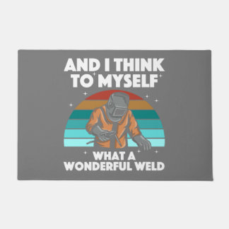 Felpudo Mejor Hombres de Arte Soldadura Mujeres Arco Solda