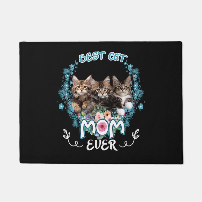 Felpudo Mejor Madre De Gato (Anverso)