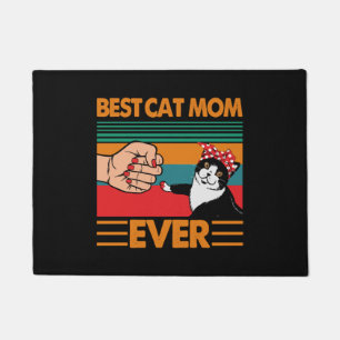 Felpudo Mejor Madre Gata Nunca Bandana