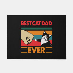 Felpudo Mejor Papá Gato