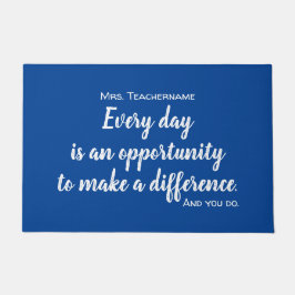 Felpudo Mejor Profesor Gracias Por Dar La Bienvenida En Au