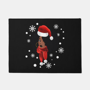 Felpudo Mel, Navidades de ropa de Papá Noel afroamericano