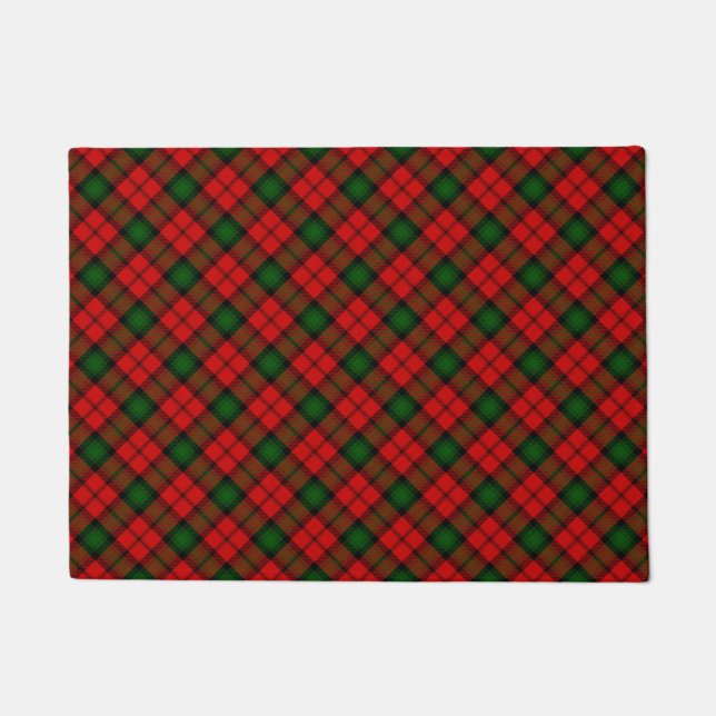 Felpudo Melocotonus tartan (Anverso)