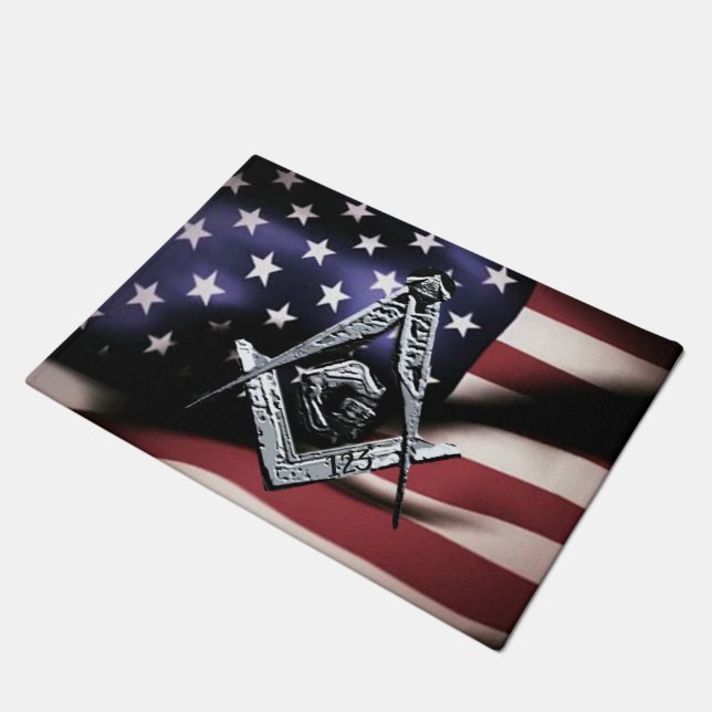 Felpudo Mentes masónicas (Silvery)EE.UU. (Angular)