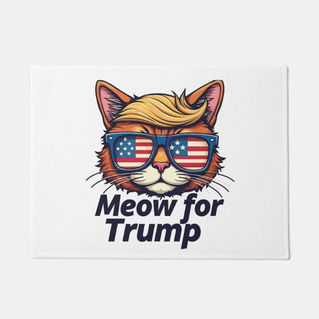 Felpudo Meong for Trump vuelve a hacer que los gatos sean  (Anverso)