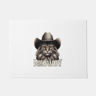 Felpudo Meowboy Cat Cowgirl Meow Howdy Halloween Cos