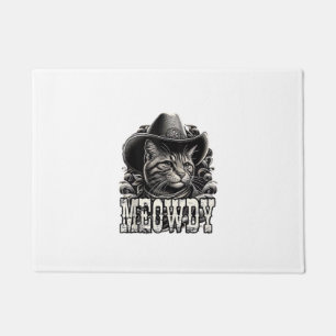 Felpudo Meowboy Cat Cowgirl Meow Howdy Halloween Cos