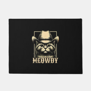 Felpudo Meowboy Cat Cowgirl Meow Howdy Halloween Cos