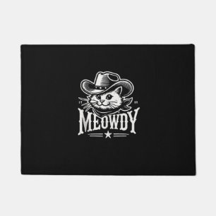 Felpudo Meowboy Cat Cowgirl Meow Howdy Halloween Cos