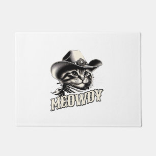 Felpudo Meowboy Cat Cowgirl Meow Howdy Halloween Cos