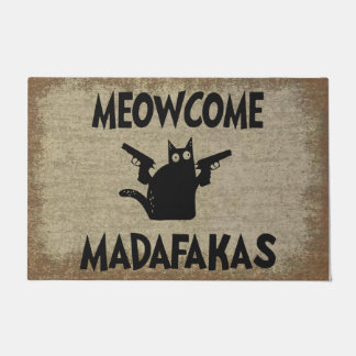 Felpudo Meowcome Madafakas Doormat | Graciosos Regalos De 