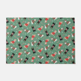 Felpudo Meowy Navidades Cats