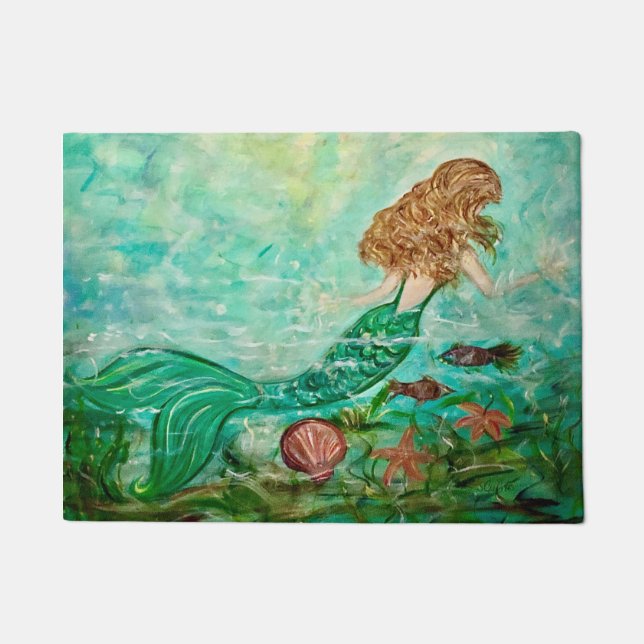 Felpudo "Mermaid Door Mat" (Anverso)